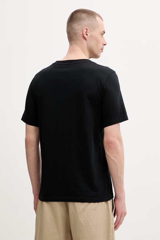 Odzież Peak Performance t-shirt męski bawełniany Original Small Logo G81142 czarny