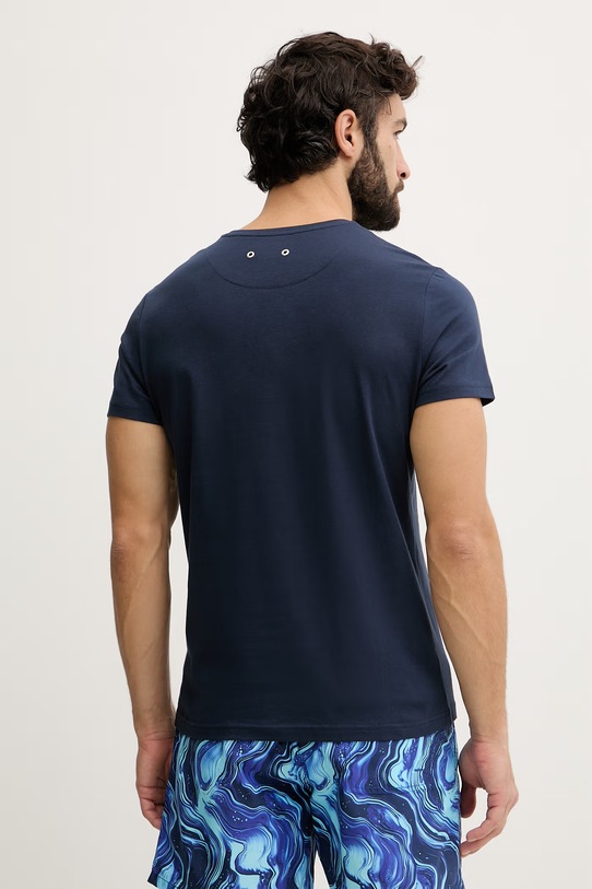 Vilebrequin t-shirt męski THOM THODP336 granatowy SS26