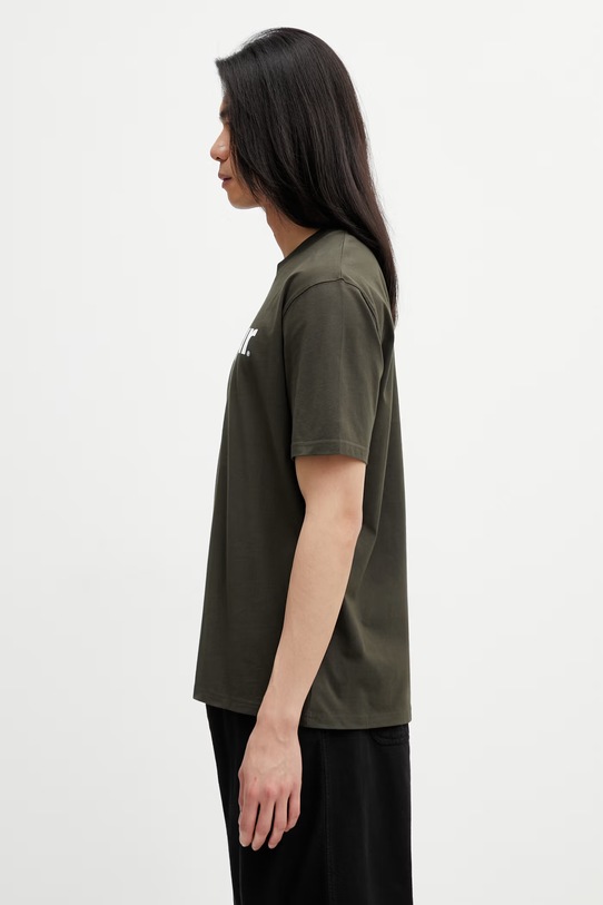 Barbour MTS1406GN13 T-shirt bawełniany męski MTS1406GN13 zielony SS26