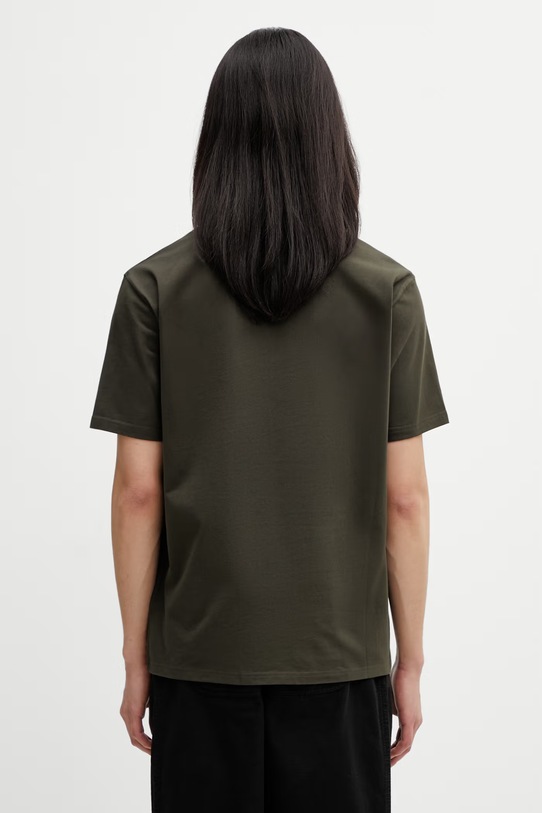 Odzież Barbour MTS1406GN13 T-shirt bawełniany męski MTS1406GN13 zielony