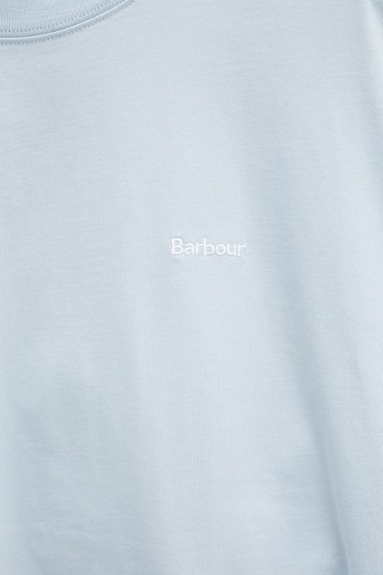 Barbour MTS1568BU44 T-shirt bawełniany męski niebieski MTS1568BU44