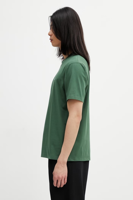 Barbour MTS1568GN18 T-shirt męski bawełniany MTS1568GN18 zielony SS26