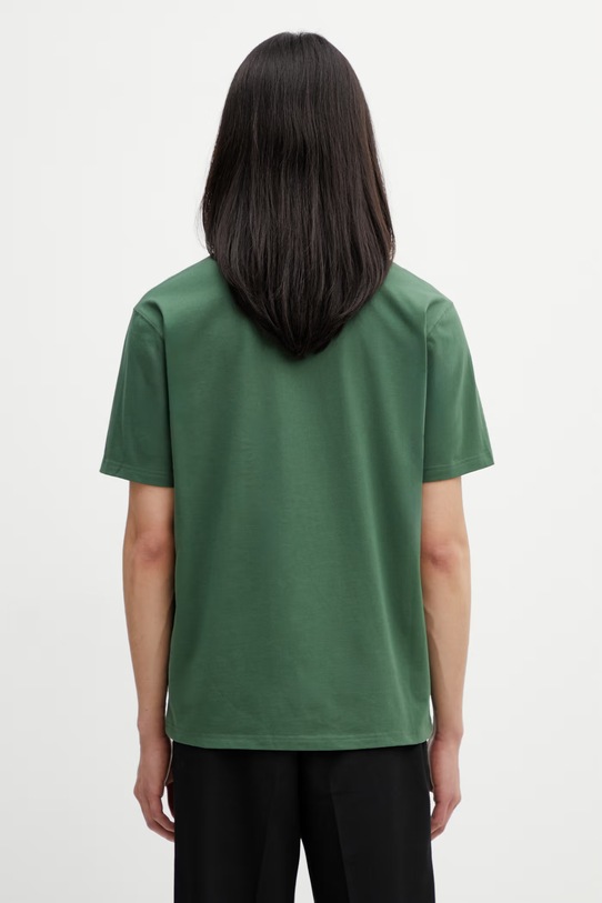 Odzież Barbour MTS1568GN18 T-shirt męski bawełniany MTS1568GN18 zielony