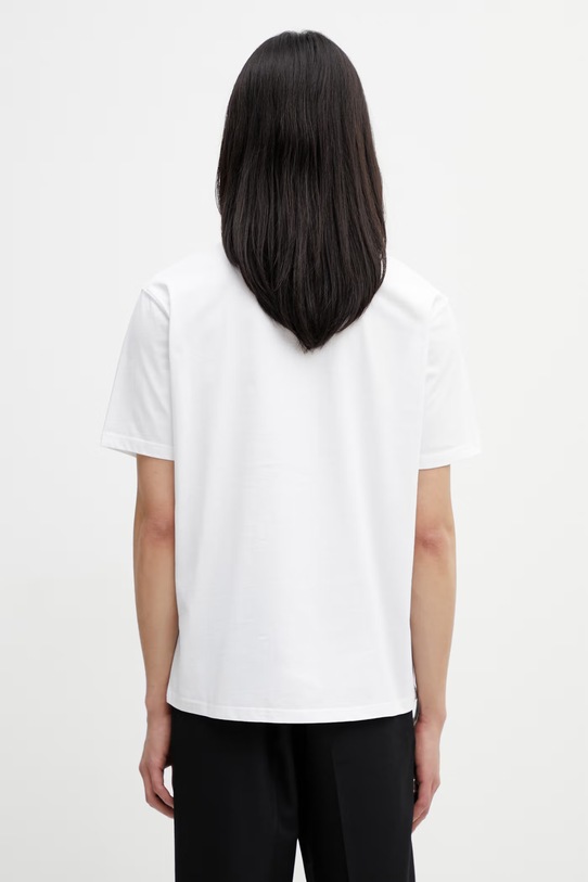 Odzież Barbour MTS1573WH11 T-shirt bawełniany męski MTS1573WH11 biały