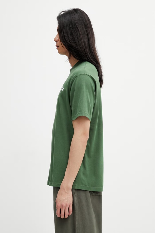 Barbour MTS1577GN18 T-shirt bawełniany męski MTS1577GN18 zielony SS26