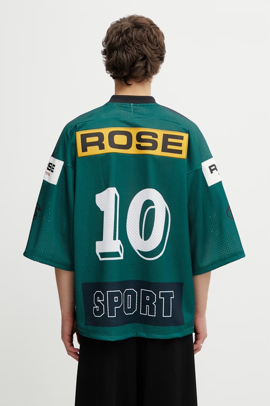 Odzież Martine Rose Hockey T-shirt męski 129JT10410 zielony