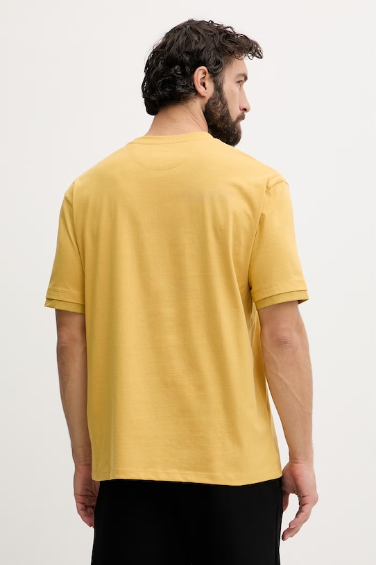 Odzież Guess t-shirt bawełniany GUSTAVE Z6GI01.K2835 żółty