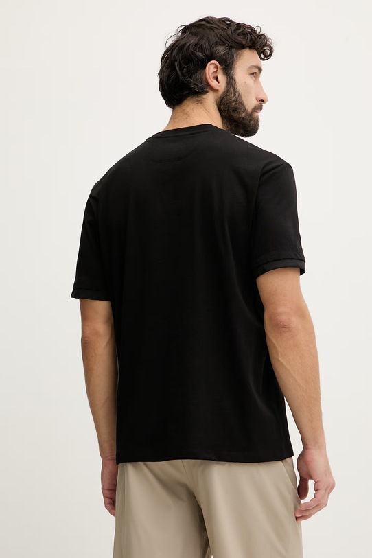 Ρούχα Βαμβακερό μπλουζάκι Guess GUSTAVE Z6GI01.K2835 μαύρο