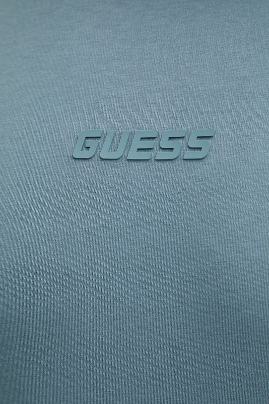 Βαμβακερό μπλουζάκι Guess AMBROGIO Z6GI06.K2847 μπλε