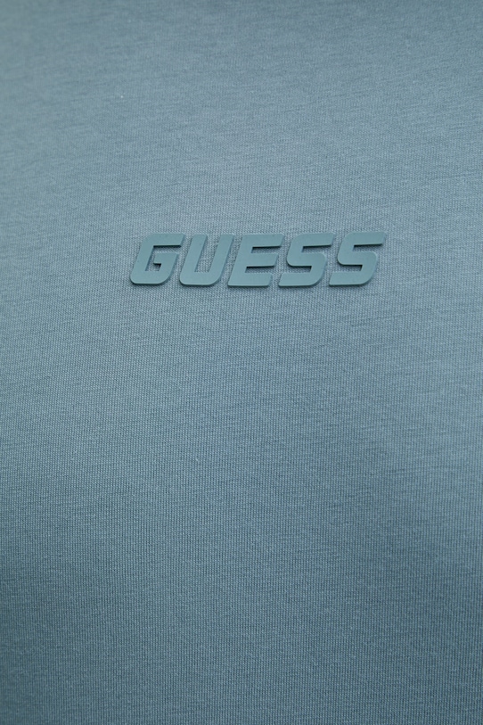 Βαμβακερό μπλουζάκι Guess AMBROGIO Z6GI06.K2847 μπλε