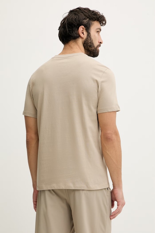 Odzież Guess t-shirt męski bawełniany FOLCO Z6GI09.K2859 beżowy
