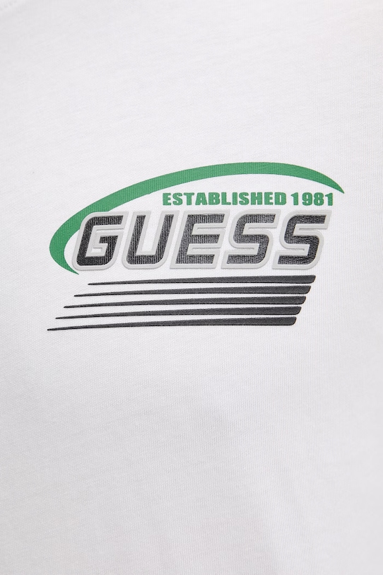 Guess t-shirt męski bawełniany LUPO Z6GI10.K2860 biały