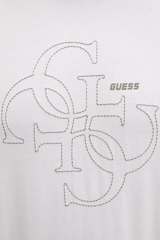 Guess t-shirt męski bawełniany TIBERIO Z6GI13.K2875 biały
