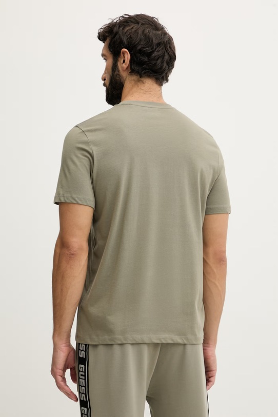 Odzież Guess t-shirt męski bawełniany TIBERIO Z6GI13.K2875 zielony