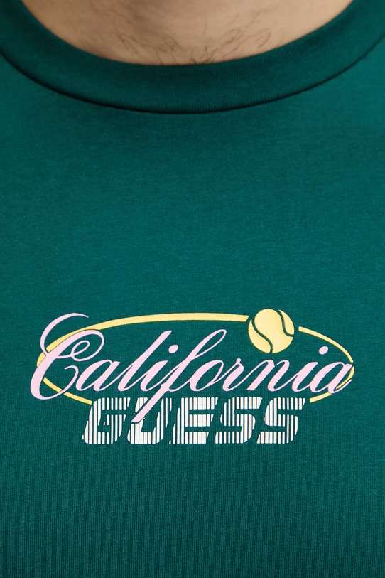 Guess t-shirt męski bawełniany GERD Z6GI15.K3205 zielony