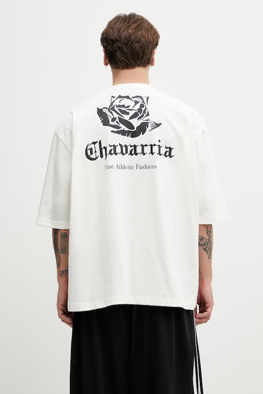 Дрехи adidas Originals x Willy Chavarria тениска от памук мъжка KR8687 бежов