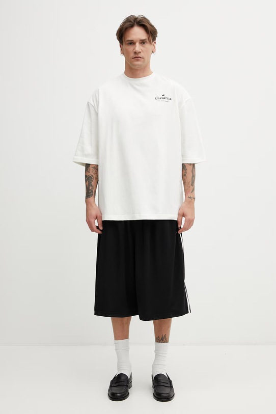 adidas Originals x Willy Chavarria тениска от памук мъжка KR8687 бежов