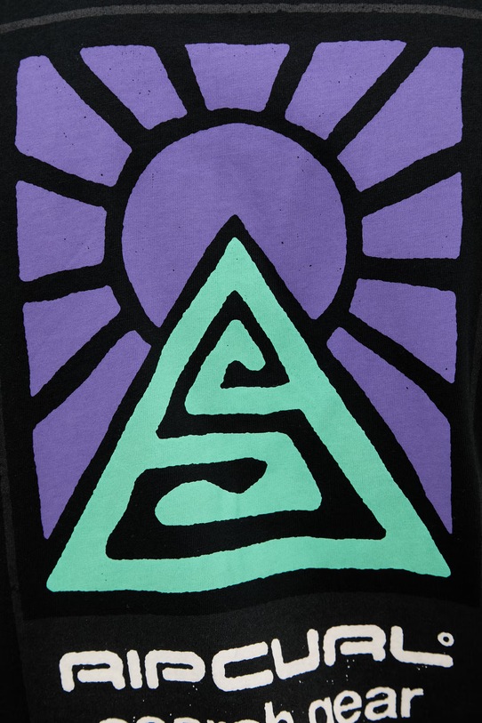 Rip Curl top męski bawełniany SEARCH DAWN MUSCLE 10PMTE czarny