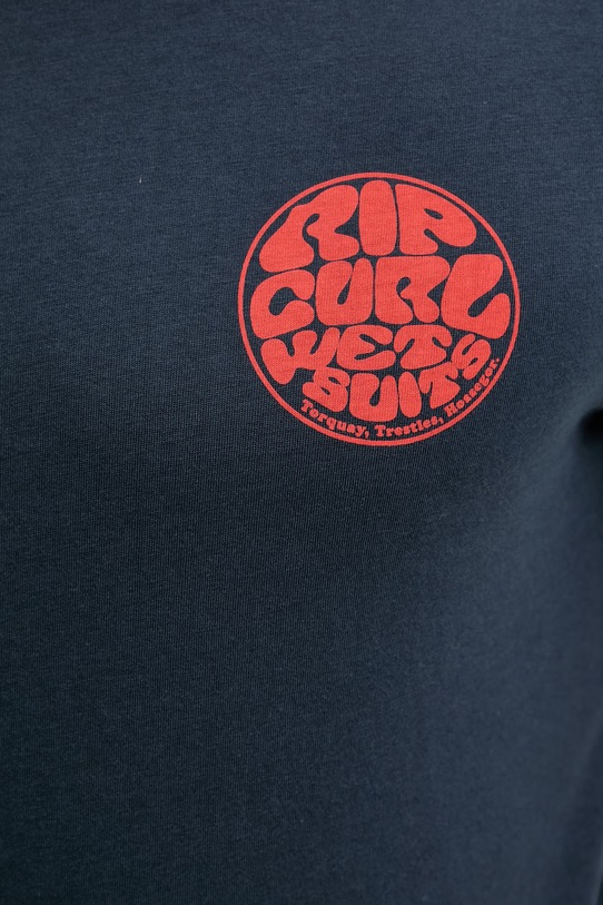 Rip Curl T-shirt męski bawełniany WETTIE ICON 10VMTE granatowy
