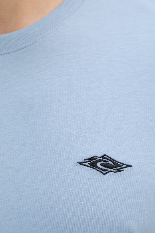 Rip Curl футболка чоловіча бавовняна STREAMLINE EMBROID TEE 10XMTE блакитний