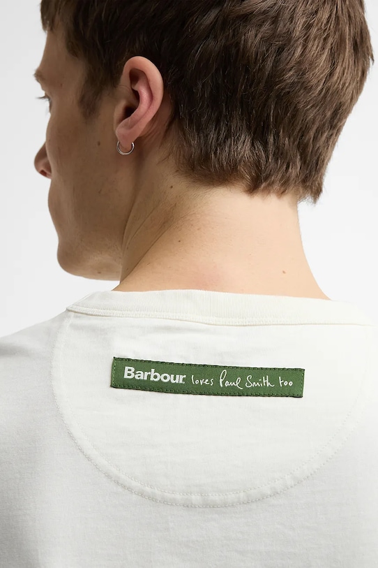 Barbour x Paul Smith Fishing t-shirt cotton Men's white MTS1612WH32