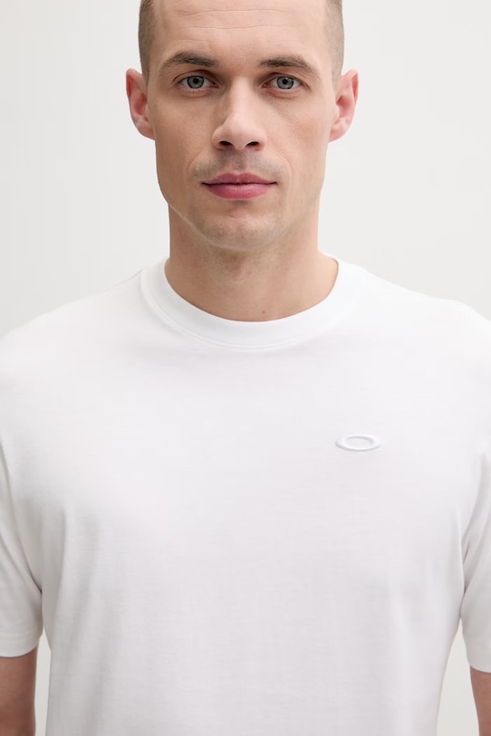 Oakley t-shirt męski bawełniany RELAX biały FOA404900