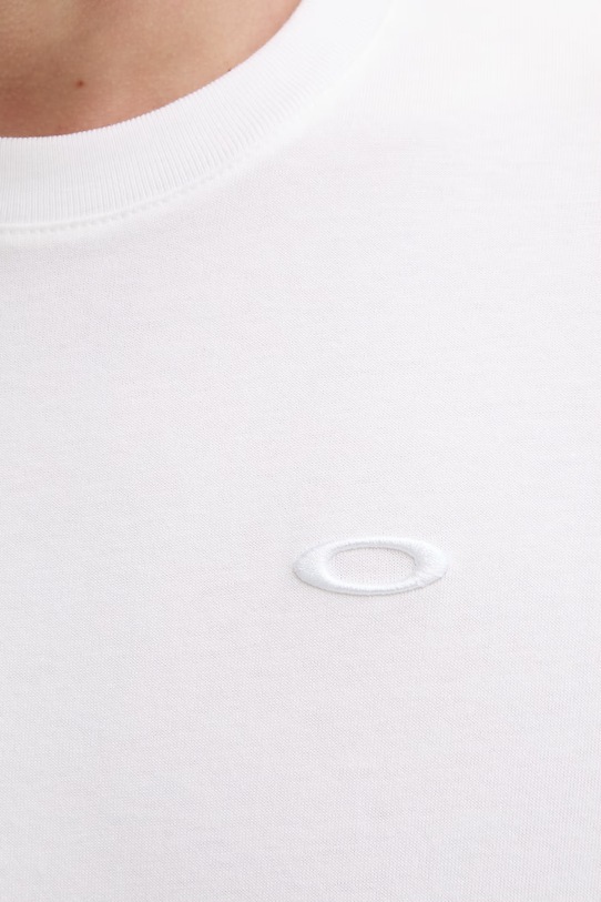 Oakley t-shirt męski bawełniany RELAX FOA404900 biały
