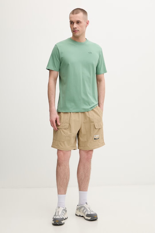 Oakley t-shirt męski bawełniany RELAX FOA404900 zielony SS26