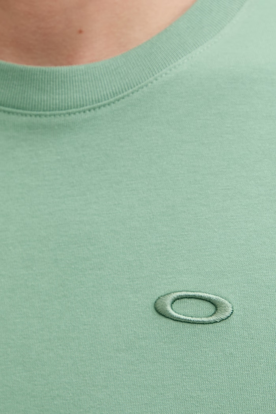 Oakley t-shirt męski bawełniany RELAX FOA404900 zielony
