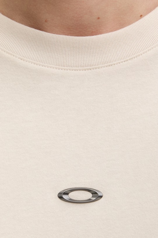 Oakley t-shirt męski bawełniany FOA407825 beżowy