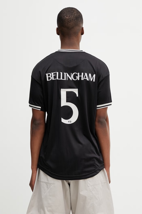 Odzież Y-3 ELITE 5 SS FTBL T-shirt męski KS5122. czarny