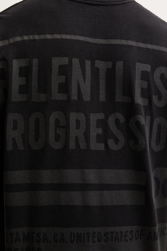 Hurley футболка для мужчин из хлопка BUBBLE MTSEUMT0003 чёрный