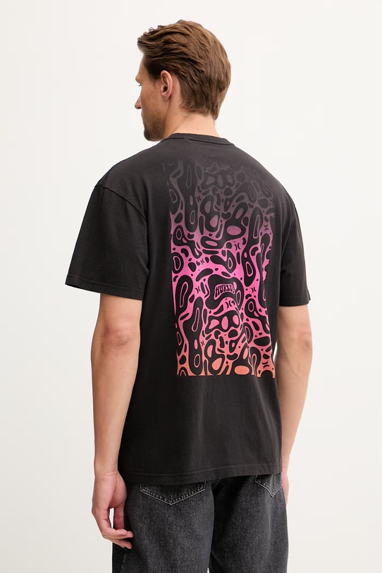 Hurley t-shirt męski bawełniany KRAFT czarny MTSEUKR0001