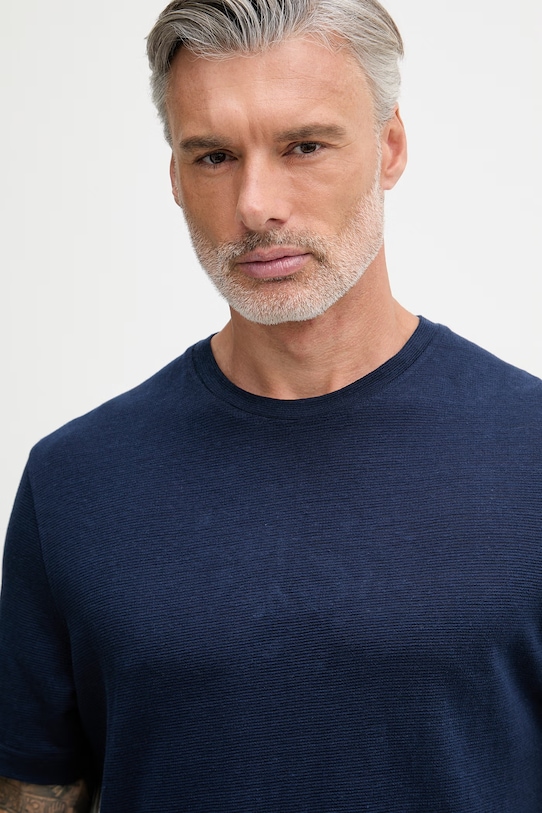 Tommy Hilfiger majica za muškarce s lanom NEW YORK mornarsko plava MW0MW42675