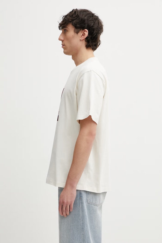 Wales Bonner Compass t-shirt bawełniany męski US26JE12.JE01.102 beżowy SS26