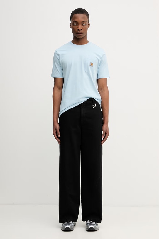 Carhartt WIP S/S Pocket T-Shirt t-shirt męski bawełniany I030434.3IGXX niebieski