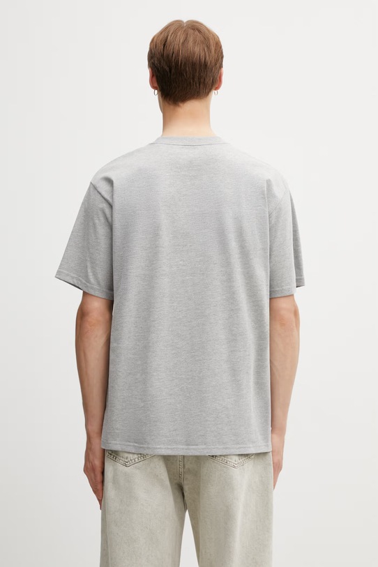 Odzież Carhartt WIP S/S Madison T-Shirt t-shirt bawełniany męski I033000.00DXX szary