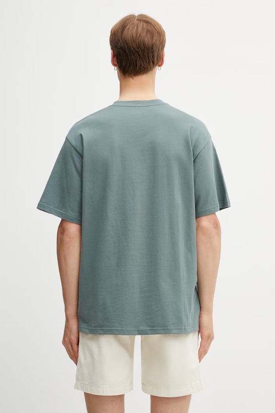 Odzież Carhartt WIP S/S Madison T-Shirt t-shirt bawełniany męski I033000.3HLXX zielony