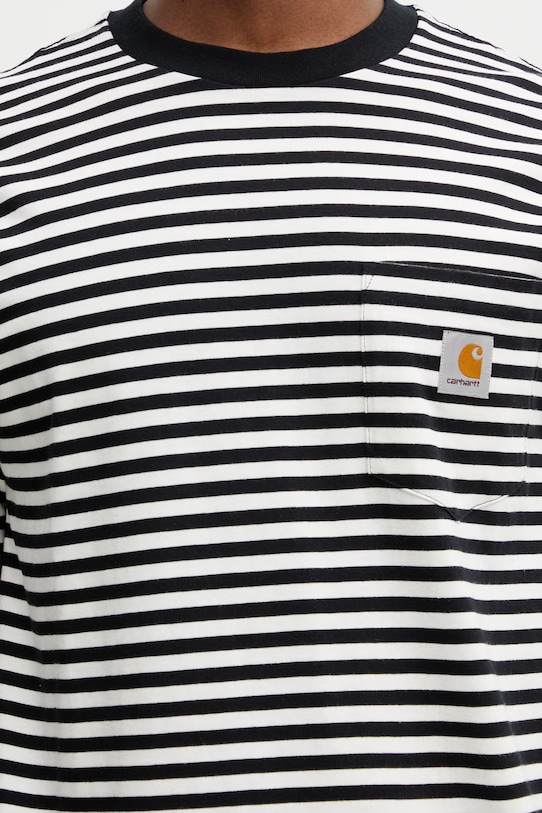 Carhartt WIP S/S Ezra Pocket T-Shirt t-shirt bawełniany męski czarny I036179.3KRXX