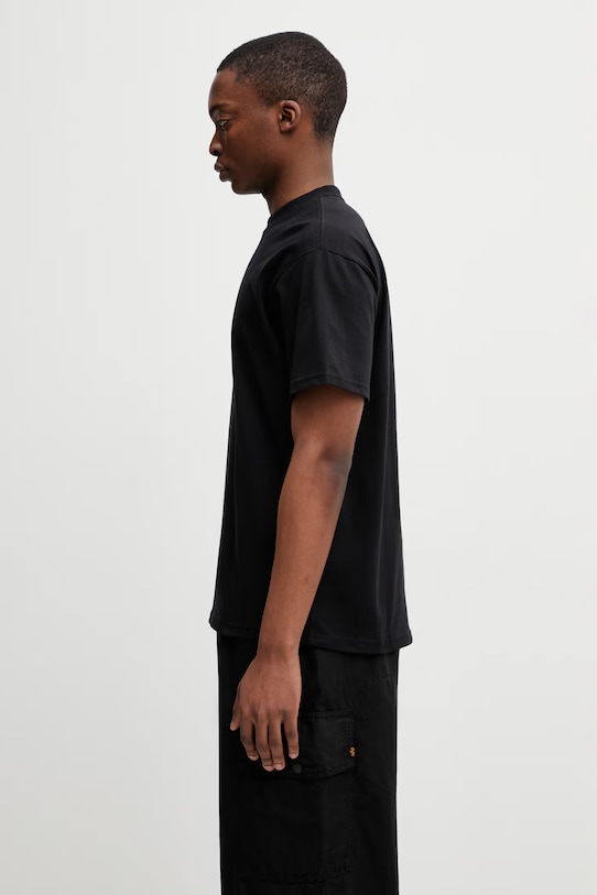 Carhartt WIP S/S Barbwire C T-Shirt t-shirt męski bawełniany I036237.89XX czarny SS26