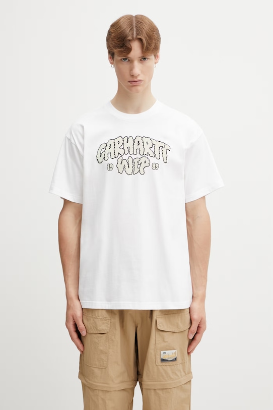 Carhartt WIP S/S Cloud Script T-Shirt футболка бавовняна чоловіча білий I036200.02XX