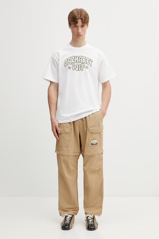 Carhartt WIP S/S Cloud Script T-Shirt футболка бавовняна чоловіча I036200.02XX білий