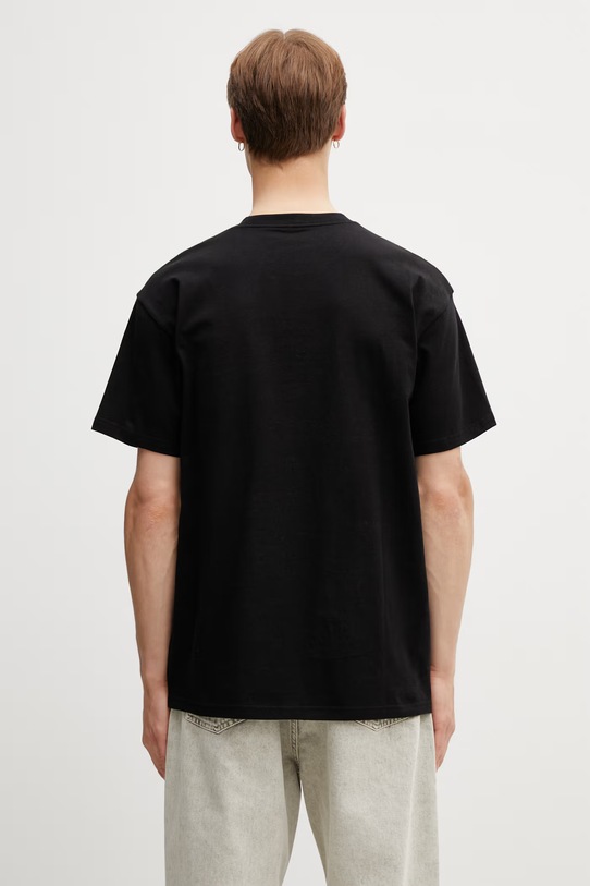 Odzież Carhartt WIP S/S Octopus T-Shirt t-shirt bawełniany męski I036217.89XX czarny