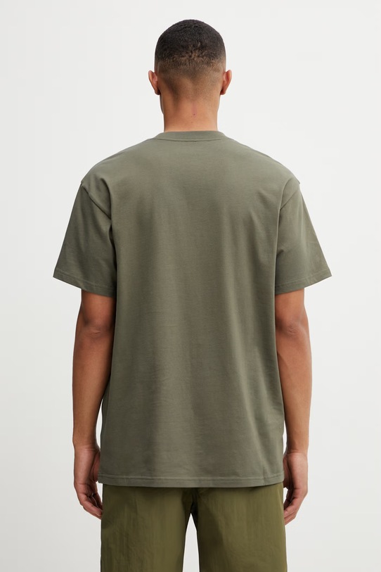 Odzież Carhartt WIP S/S Octopus T-Shirt T-shirt bawełniany męski I036217.11XX zielony