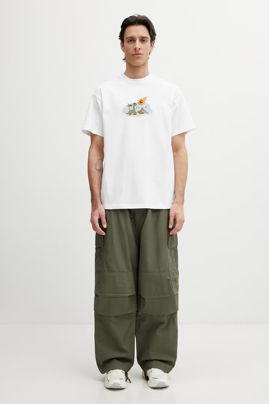 Carhartt WIP S/S Impact T-Shirt męski bawełniany I036265.02XX biały