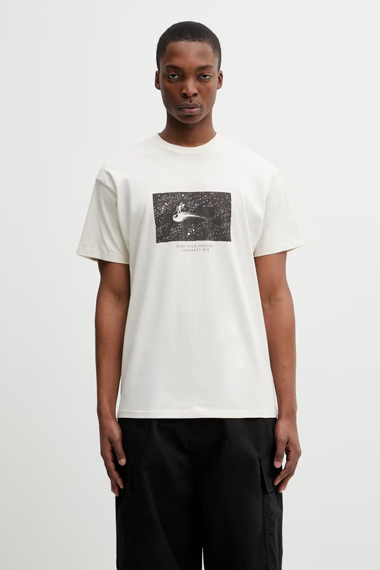 Carhartt WIP S/S Ride Your Dreams T-Shirt t-shirt bawełniany męski beżowy I036209.05XX