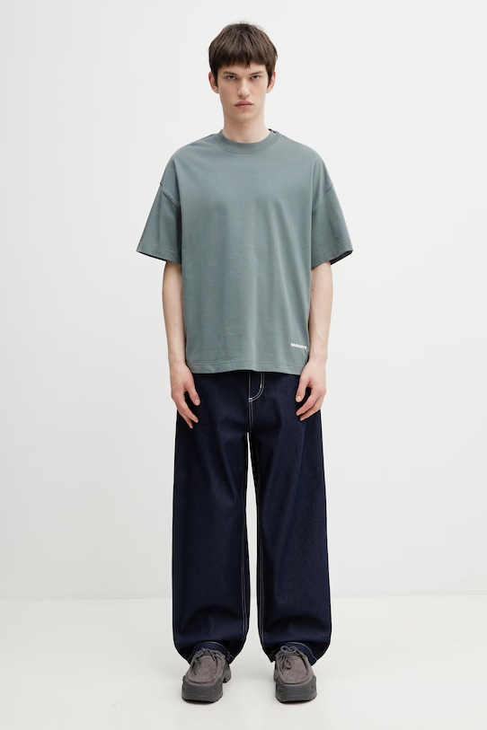 Carhartt WIP S/S Link Script T-Shirt футболка бавовняна чоловіча I031373.3HLXX зелений