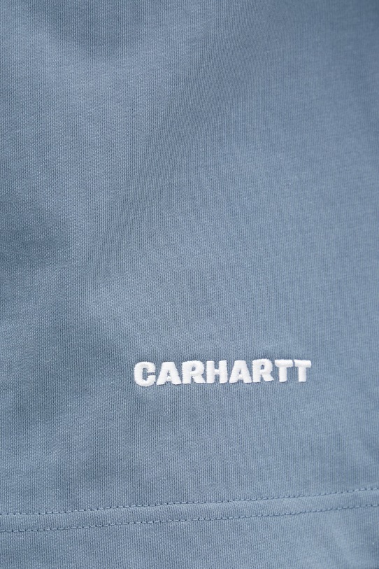 Carhartt WIP S/S Link Script T-Shirt cotton Men's blue I031373.3PPXX