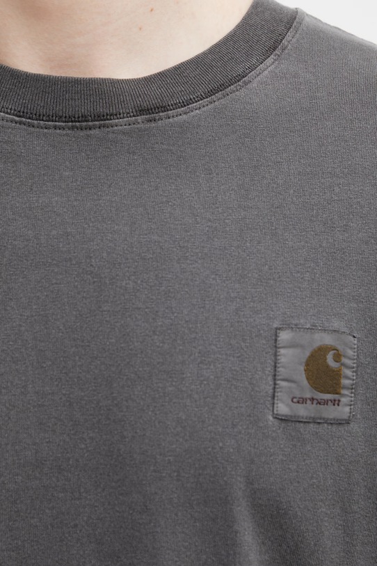 Carhartt WIP S/S Nelson T-Shirt футболка бавовняна чоловіча сірий I029949.89GD