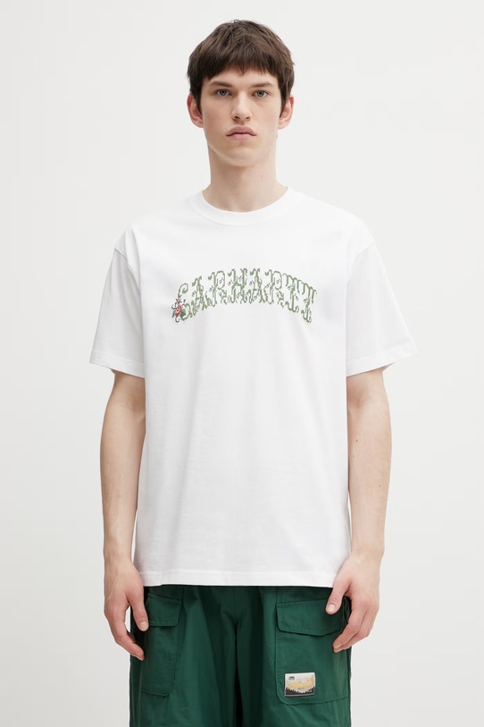 Carhartt WIP S/S Monogram T-Shirt футболка бавовняна чоловіча білий I036212.02XX
